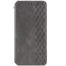 Чехол-книжка для смартфона Rubic Leather for Xiaomi Redmi Note 13 Pro Plus 5G Grey (RUBICXiNo13P+Grey)