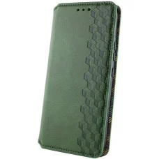 Чохол-книжка для смартфона Rubic Leather for Xiaomi Redmi Note 13 Pro 5G/POCO X6 5G Green (RUBICXiNo13P5GGreen)