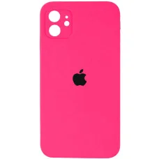 Чехол для смартфона Silicone Full Case AA Camera Protect for Apple iPhone 11 23,Shiny Pink (FullAAi11-23)