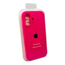 Чехол для смартфона Silicone Full Case AA Camera Protect for Apple iPhone 16 23,Shiny Pink (FullAAi16-23)