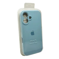 Чехол для смартфона Silicone Full Case AA Camera Protect for Apple iPhone 16 27,Mist Blue (FullAAi16-27)