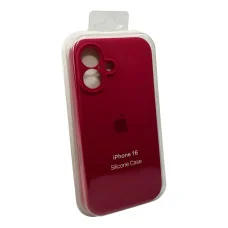 Чехол для смартфона Silicone Full Case AA Camera Protect for Apple iPhone 16 35,Maroon (FullAAi16-35)