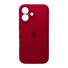 Чехол для смартфона Silicone Full Case AA Camera Protect for Apple iPhone 16 35,Maroon (FullAAi16-35)