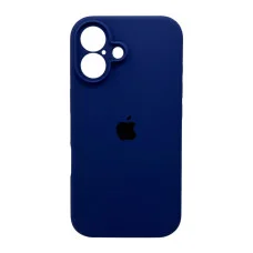 Чехол для смартфона Silicone Full Case AA Camera Protect for Apple iPhone 16 39,Navy Blue (FullAAi16-39)
