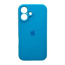 Чехол для смартфона Silicone Full Case AA Camera Protect for Apple iPhone 16 44,Light Blue (FullAAi16-44)