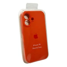 Чехол для смартфона Silicone Full Case AA Camera Protect for Apple iPhone 16 52,Orange (FullAAi16-52)