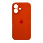Чехол для смартфона Silicone Full Case AA Camera Protect for Apple iPhone 16 52,Orange (FullAAi16-52)
