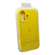 Чехол для смартфона Silicone Full Case AA Camera Protect for Apple iPhone 16 56,Sunny Yellow (FullAAi16-56)