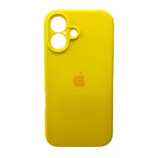 Чехол для смартфона Silicone Full Case AA Camera Protect for Apple iPhone 16 56,Sunny Yellow (FullAAi16-56)
