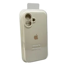 Чехол для смартфона Silicone Full Case AA Camera Protect for Apple iPhone 16 9,Antique White (FullAAi16-9)
