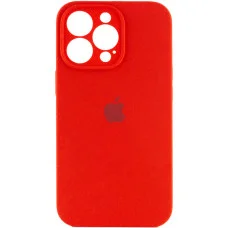 Чохол для смартфона Silicone Full Case AA Camera Protect for Apple iPhone 16 Pro Red (FullAAi16P-11)
