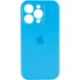 Чохол для смартфона Silicone Full Case AA Camera Protect for Apple iPhone 16 Pro Light Blue (FullAAi16P-44)