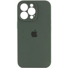 Чохол для смартфона Silicone Full Case AA Camera Protect for Apple iPhone 16 Pro Max Atrovirens (FullAAi16PM-40)