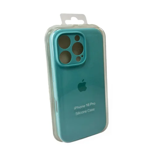 Чехол для смартфона Silicone Full Case AA Camera Protect for Apple iPhone 16 Pro 17,Sea Blue (FullAAi16P-17)