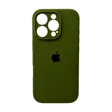 Чохол для смартфона Silicone Full Case AA Camera Protect for Apple iPhone 16 Pro 29,Army Green (FullAAi16P-29)