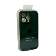 Чохол для смартфона Silicone Full Case AA Camera Protect for Apple iPhone 16 Pro Max 31,Dark Green (FullAAi16PM-31)