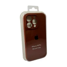 Чохол для смартфона Silicone Full Case AA Camera Protect for Apple iPhone 16 Pro Max 42,Saddle Brown (FullAAi16PM-42)