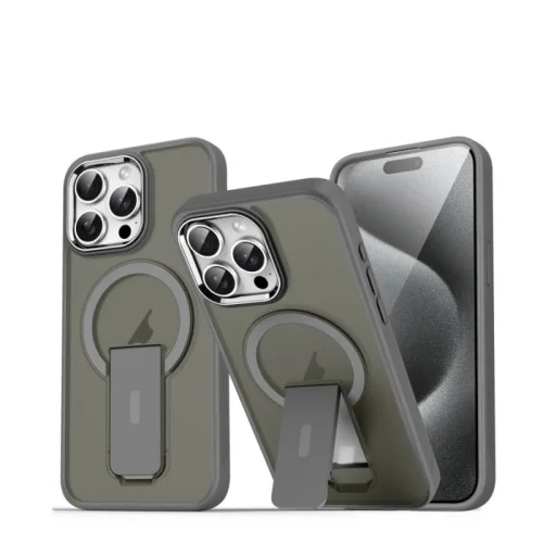 Чехол для смартфона Cosmic Magnetic Stand for Apple iPhone 15 Pro Grey (MagStand15P)