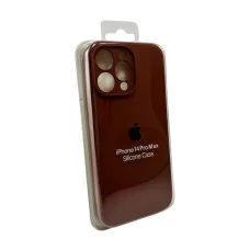 Чохол для смартфона Silicone Full Case AA Camera Protect for Apple iPhone 15 Pro Max 42,Saddle Brown (FullAAi15PM-42)