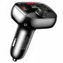 АЗП Usams US-CC143 C25 50W 2A+C 3 Ports Digital Display Wireless FM Car Charger Black АЗП Usams US-CC143 C25 50W 2A+C 3 Ports Digital Display Wireless FM Car Charger Black
