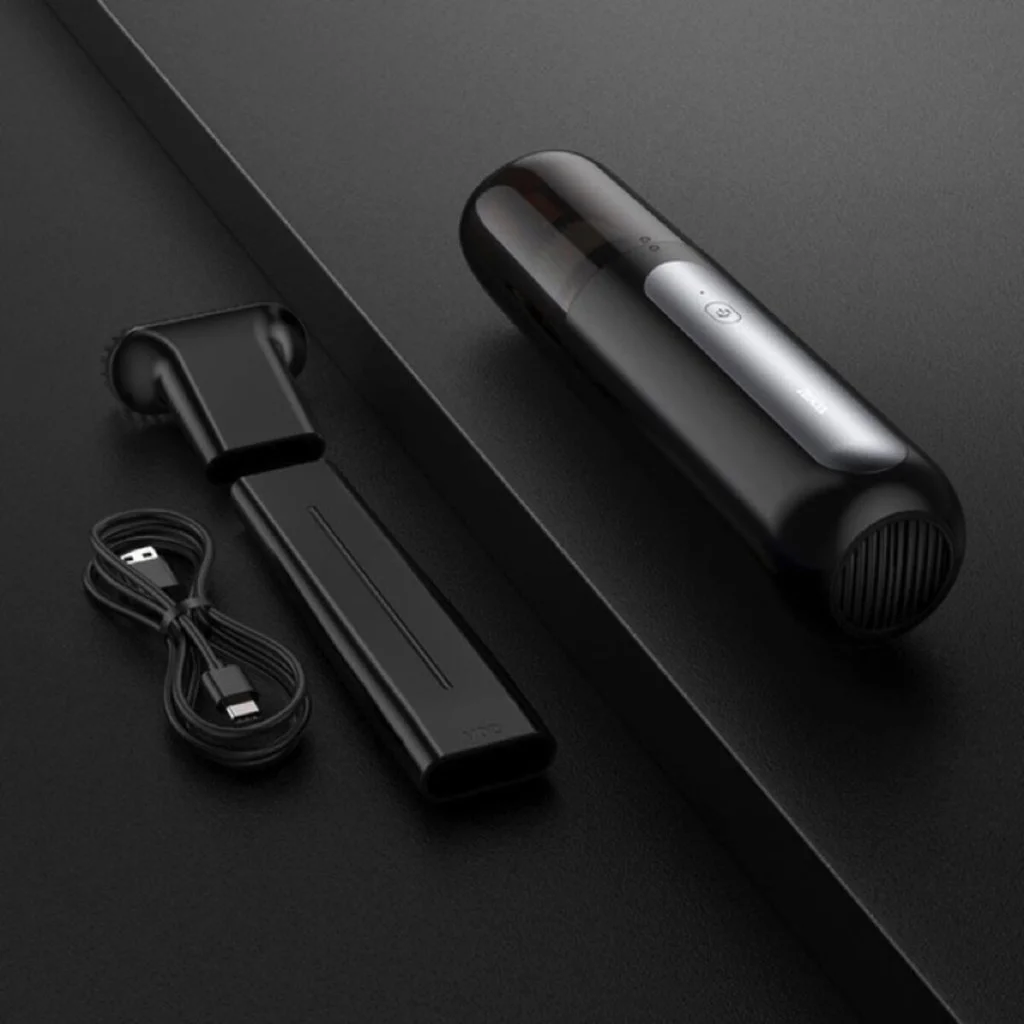 Автомобільний пилосос HOCO ZP1 Cool portable car vacuum cleaner Black Gray (6931474791412)
