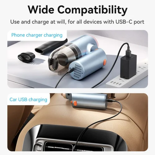 Ручний пилосос Vention Cordless Car Vacuum Cleaner Foldable Type Blue (KRAL0)