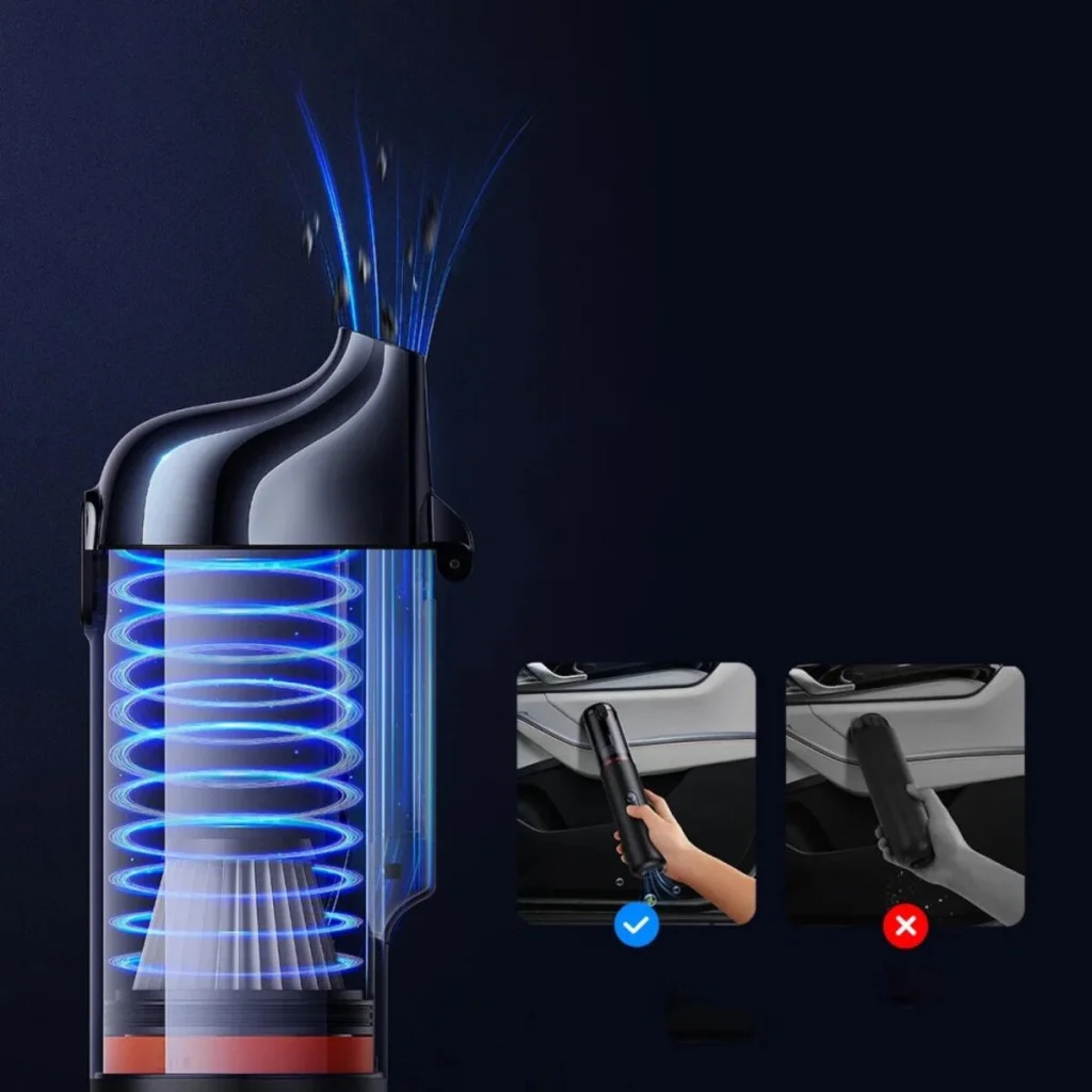Автомобільний пилосос Baseus A5 Handy Vacuum Cleaner (16000pa) Black (C30459500111-00)