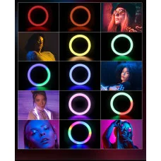 Кільцева лампа NNHQ-10 RGB (26см)