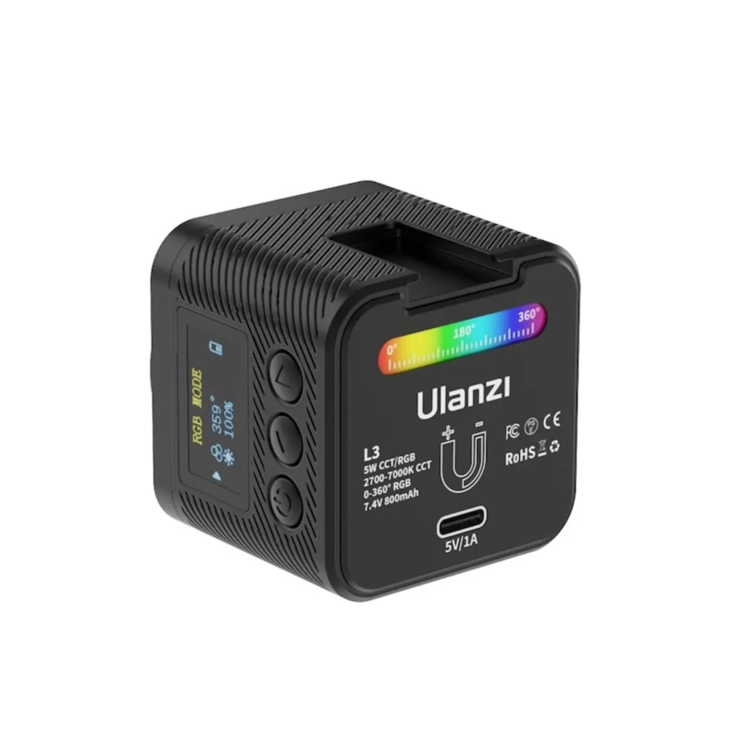 Відеосвітло Ulanzi Vijim L3 RGB COB Fill Light (UV-L052GBB1 L3 RGB) (UV-L052GBB1)