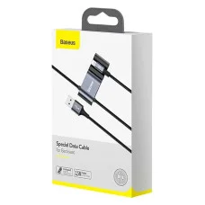 Кабель Baseus Special Data Cable for Backseat (USB to iP+Dual USB) Black (CALHZ-01)
