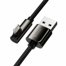 Кабель Baseus Legend Series Elbow Fast Charging Data Cable USB to iP 2.4A 1m Black (CALCS-01)