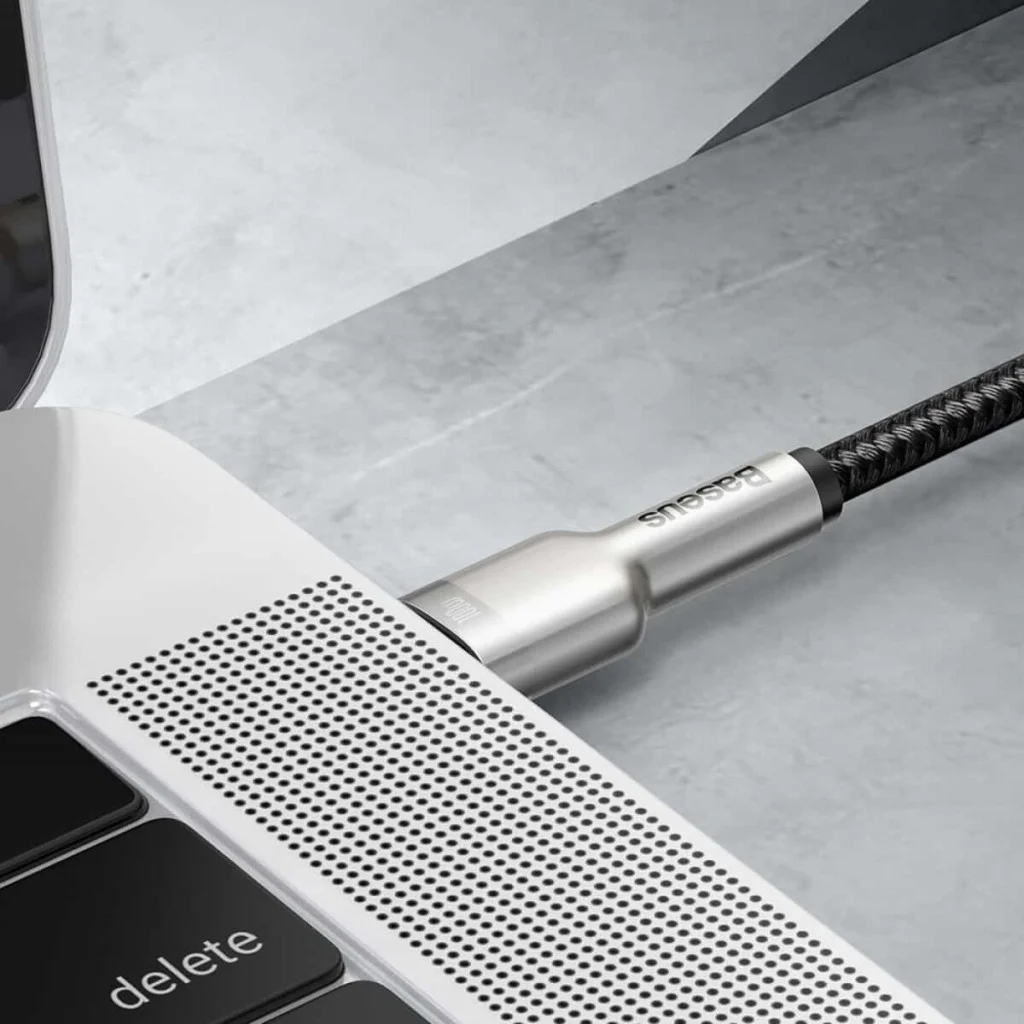 Кабель Baseus Cafule Series Metal Data Cable Type-C to Type-C 100W 2m Black (CATJK-D01)