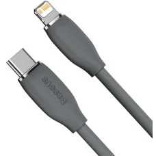 Кабель Baseus Jelly Liquid Silica Gel Fast Charging Data Cable Type-C to iP 20W 1.2m Black (CAGD020001)