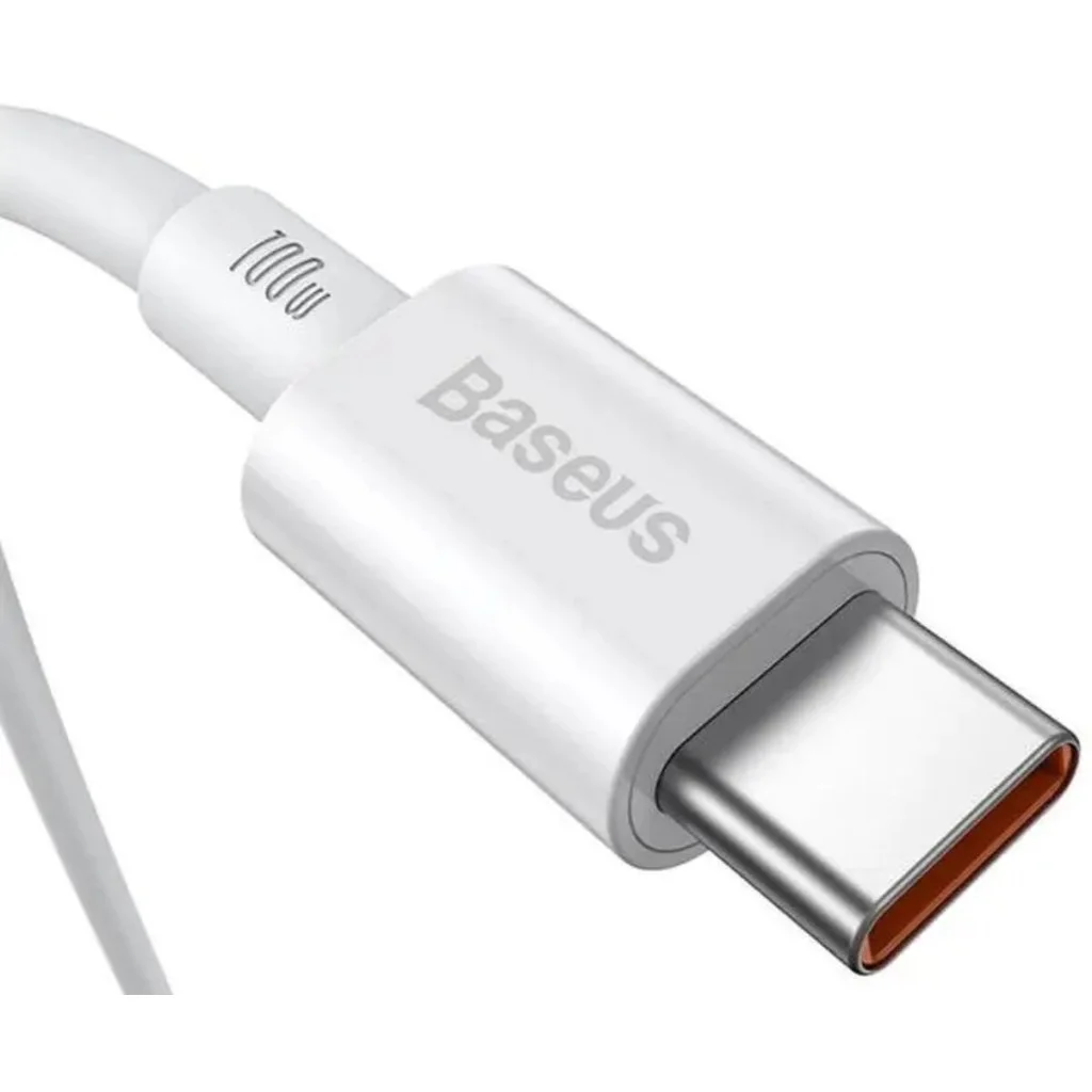 Кабель Baseus Dynamic Series Fast Charging Data Cable USB to Type-C 100W 1m White (CALD000602)