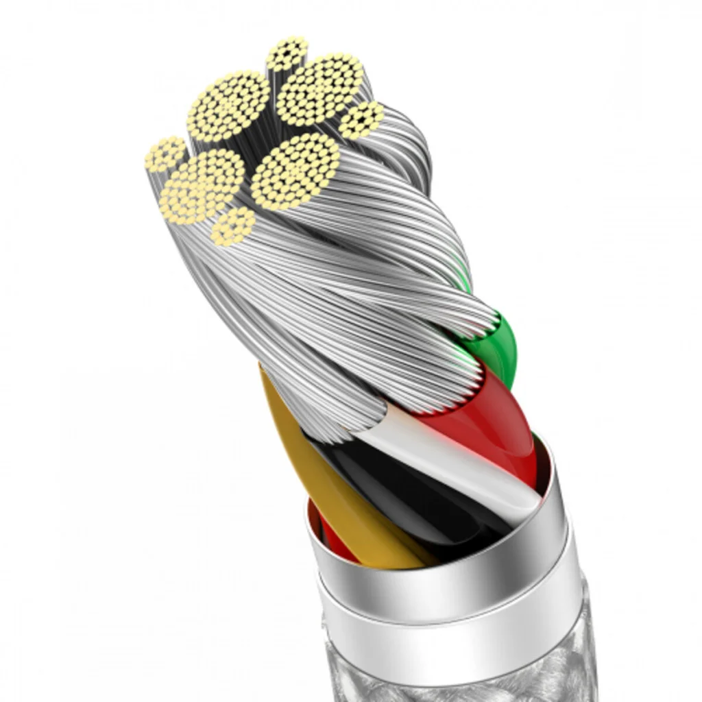 Кабель Baseus Dynamic Series Fast Charging Data Cable USB to Type-C 100W 1m White (CALD000602)