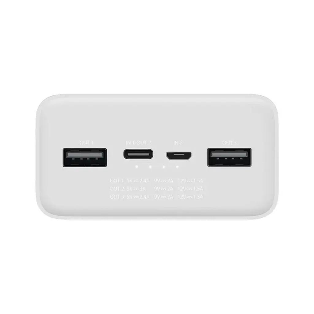Внешний аккумулятор Xiaomi Mi Power Bank 3 30000mAh 24W Fast Charge PB3018ZM White (VXN4307CN)