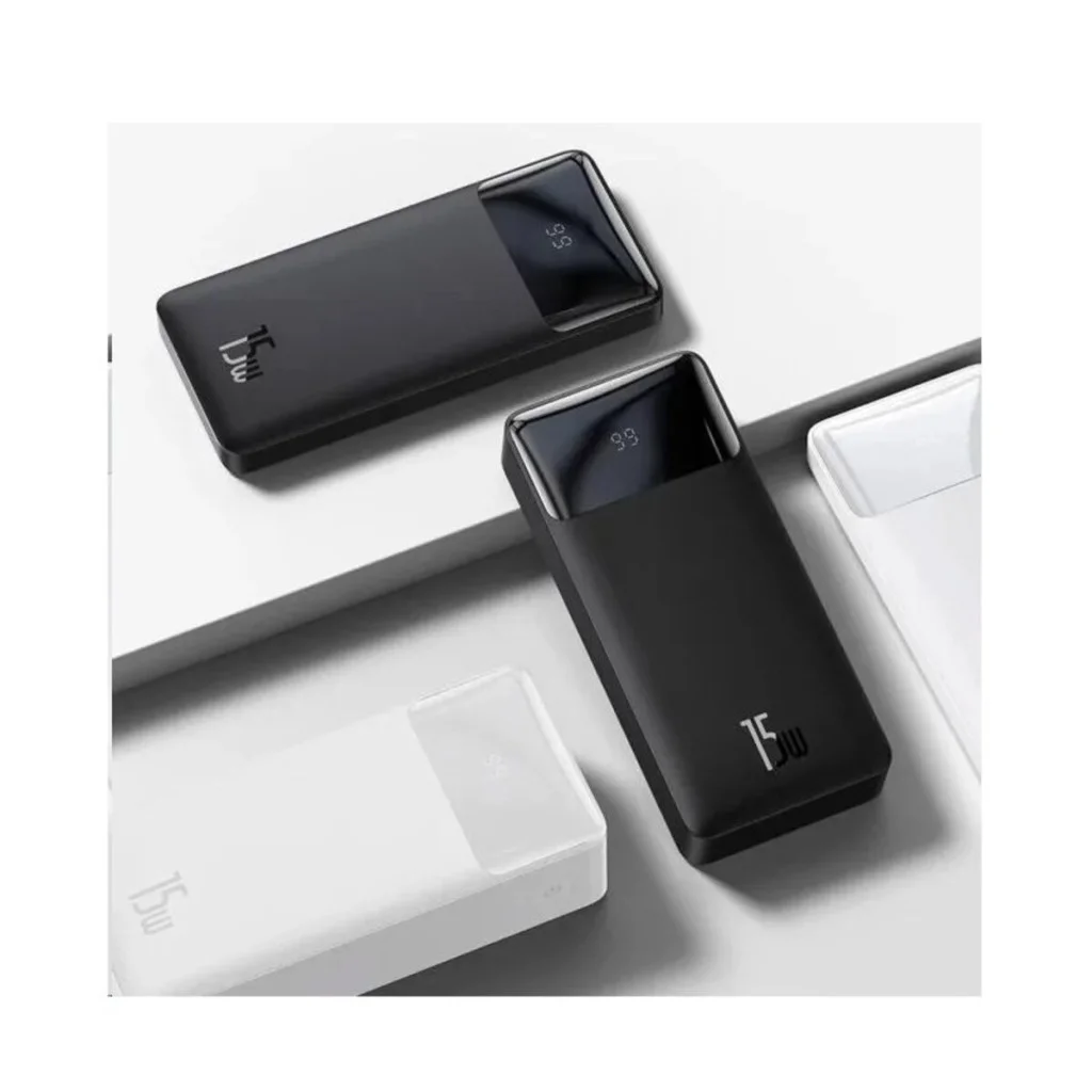 Зовнішній акумулятор Baseus Bipow Digital Display Power Bank 30000mAh 15W Black (PPBD050201)