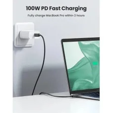 Кабель Ugreen US501 Thunderbolt 4 40Gbps 100W Data Cable 2m (Black)(UGR-60621)