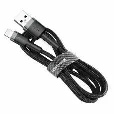 Кабель Baseus Cafule Cable USB For Lightning 1.5A 2m Gray+Black (CALKLF-CG1)
