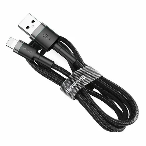 Кабель Usams US-SJ691 60W Striped Data Cable Type-C To Type-C-KY Series 1M black