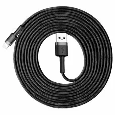 Кабель Usams US-SJ691 60W Striped Data Cable Type-C To Type-C-KY Series 1M black