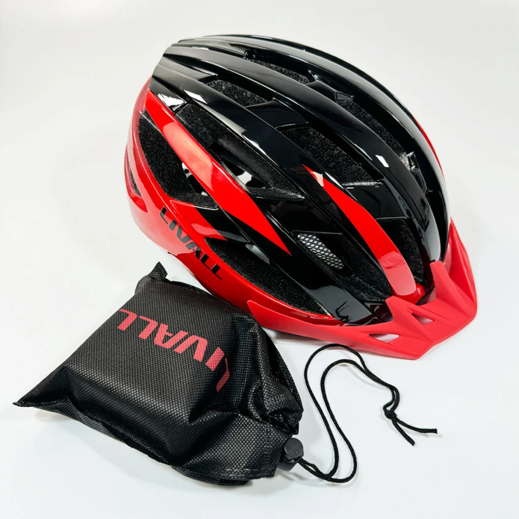 Захисний шолом Livall MT1 NEO (M) Black/Red (54-58см) (LIV-T0MT1N-1243)