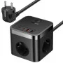 Сетевое зарядное устройство Baseus PowerCombo Cube Power Strip 30W 3xAC+2xUSB+2xType-C (1.5m) Black