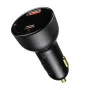 Автомобільний зарядний пристрій Baseus Superme Digital Display QC 4.0+PD3.0 PPS 100W USB + Type-C 5A Чорний Автомобільний зарядний пристрій Baseus Superme Digital Display QC 4.0+PD3.0 PPS 100W USB + Type-C 5A Чорний