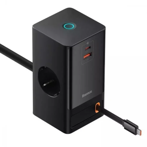 Сетевое зарядное устройство Baseus PowerCombo Digital PowerStrip 2AC+1U+1C+Retra..