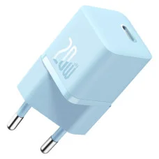Зарядний пристрій Baseus GaN5 Fast Charger(mini) 1C 20W EU Blue