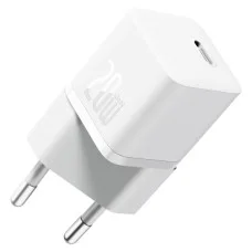 Зарядний пристрій Baseus GaN5 Fast Charger(mini) 1C 20W EU White