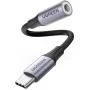 Усилитель для наушников Ugreen AV161 USB Type-C Male to 3.5 мм Female Audio Cable Braided Aluminum Shell 10 см Gray (90402018) Усилитель для наушников Ugreen AV161 USB Type-C Male to 3.5 мм Female Audio Cable Braided Aluminum Shell 10 см Gray (90402018)