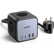 Зарядний пристрій Ugreen CD268 DigiNest Cube 65W чорний