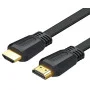 Кабель UGREEN ED015 Flat Cable HDMI v2.0 5м Black UGR-50821